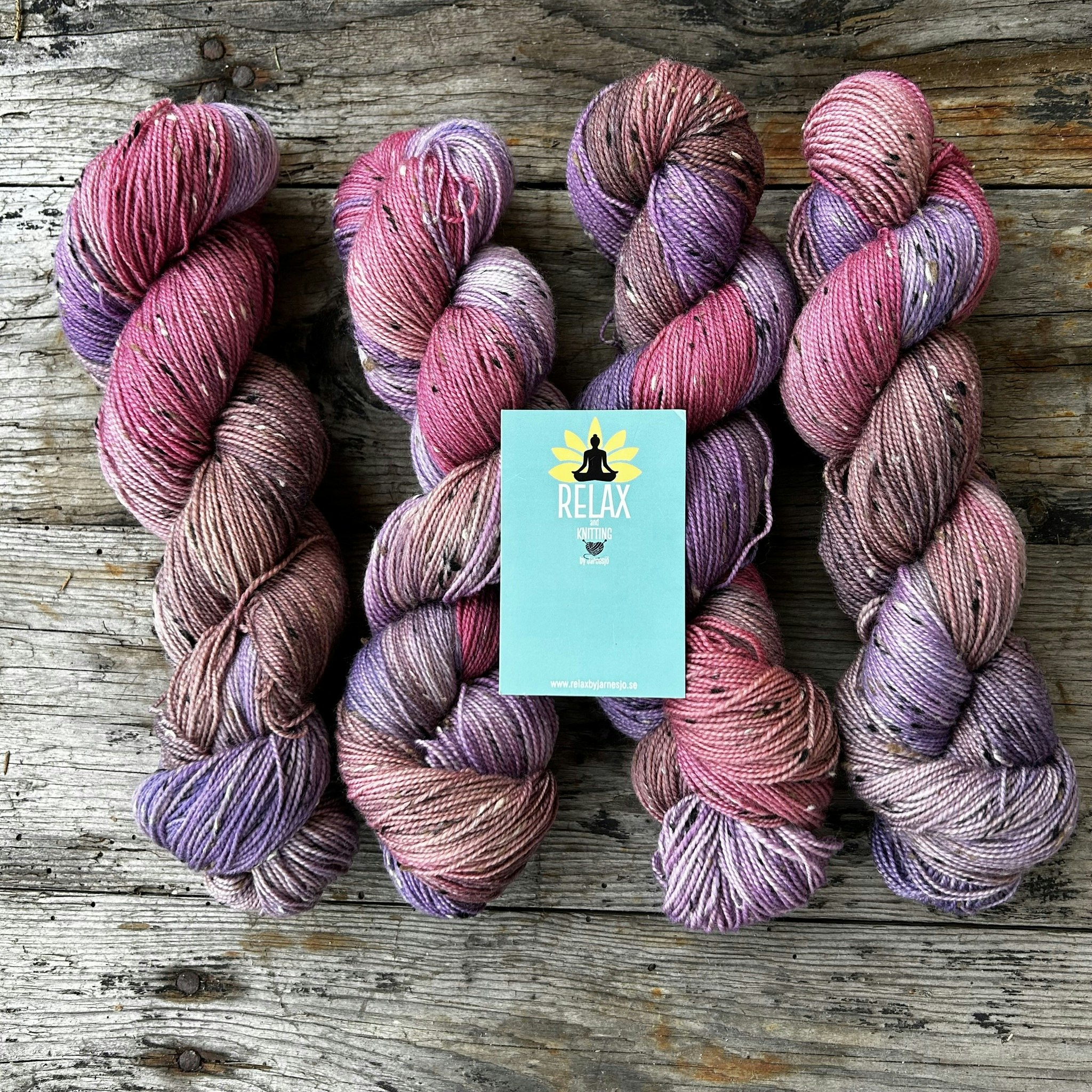 Tweed Merino, Brun Nep, 100 g, handfärgat