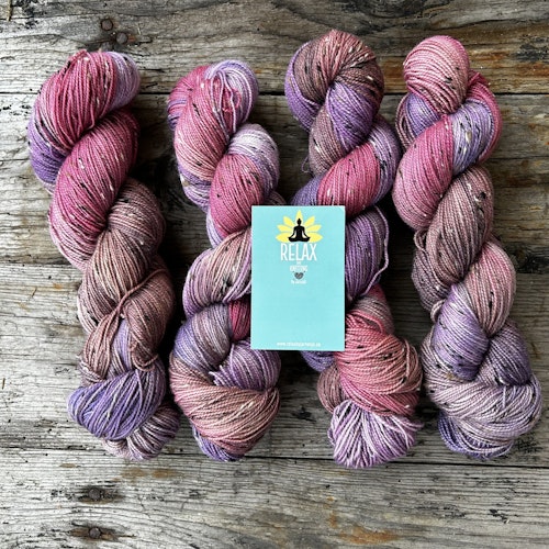 Tweed Merino, Brun Nep, 100 g, handfärgat