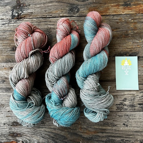 Yak Sock, 100 g, Handfärgat