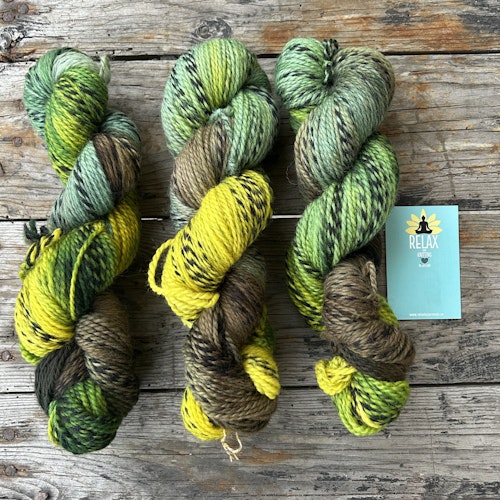 Zebra DK, 100 g, handfärgat