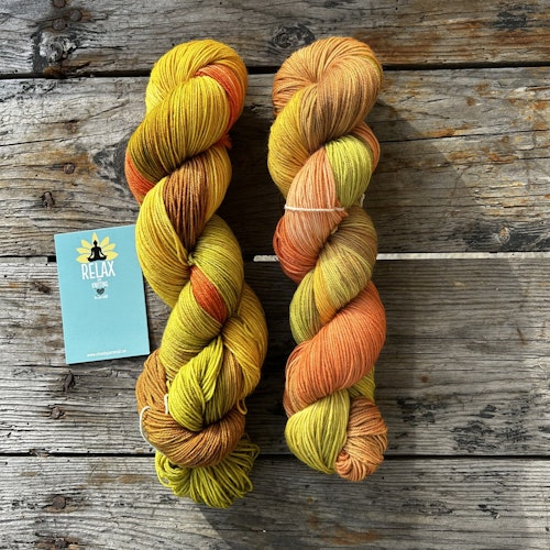 Merino Sock, 100 g, Handfärgat