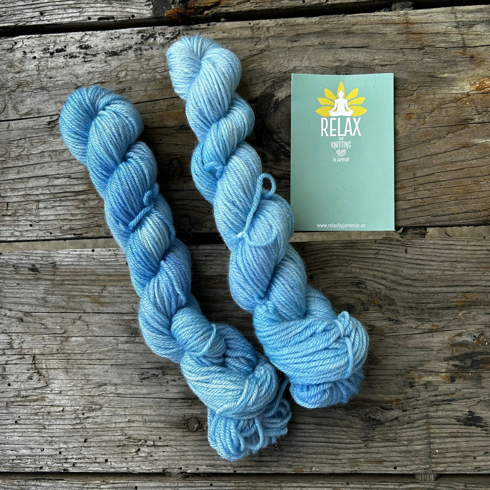 Alpacka Sock, 20 g, ljusblå
