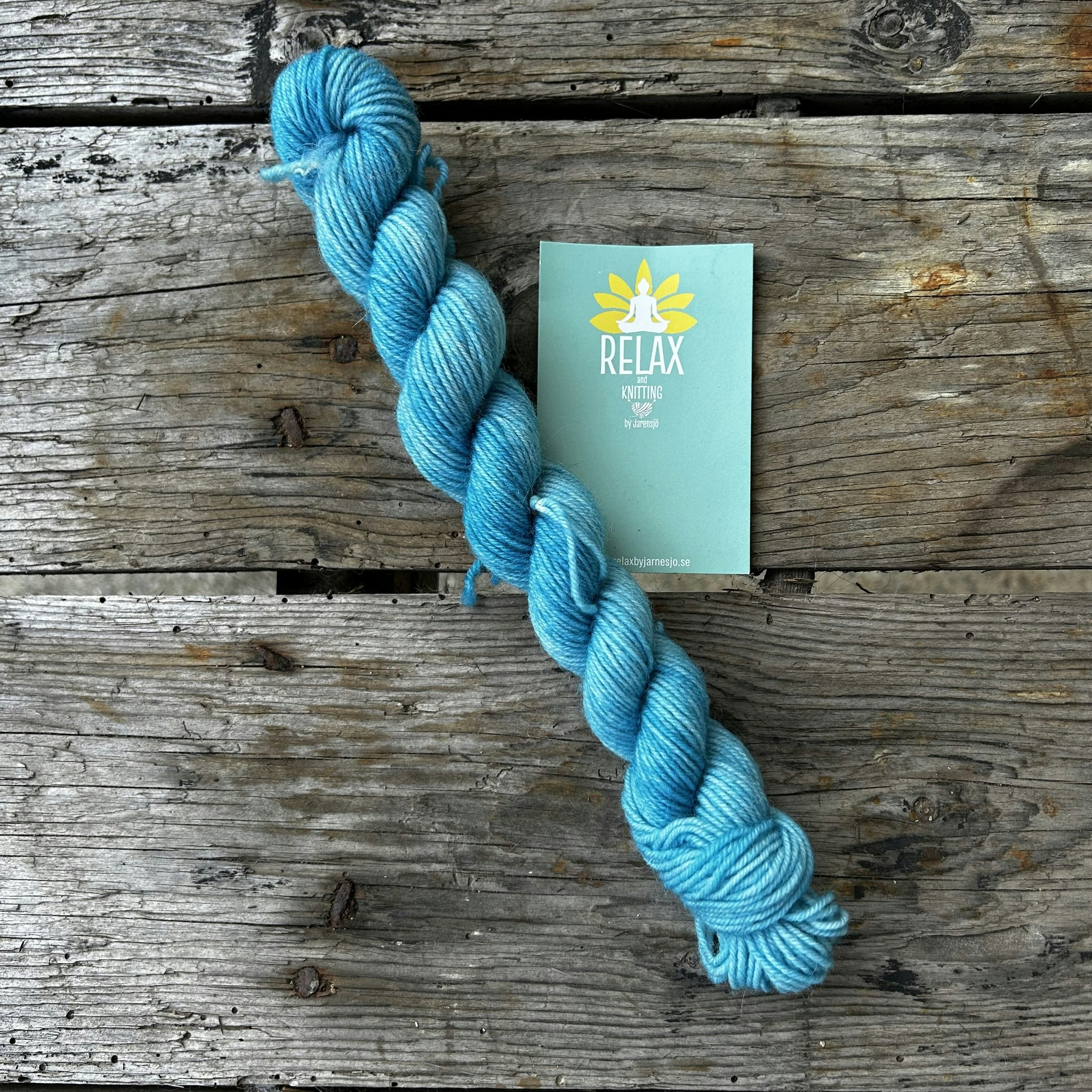 Alpacka Sock, 20 g, mellan blå