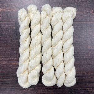 Garn att färga, Merino Sock. 20 g