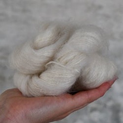 Garn att färga, 100 % Kid Mohair, 50 g