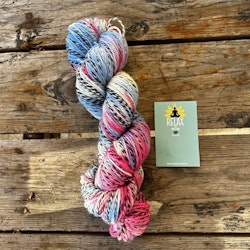 Handfärgat garn, Superwash Zebra 100 g