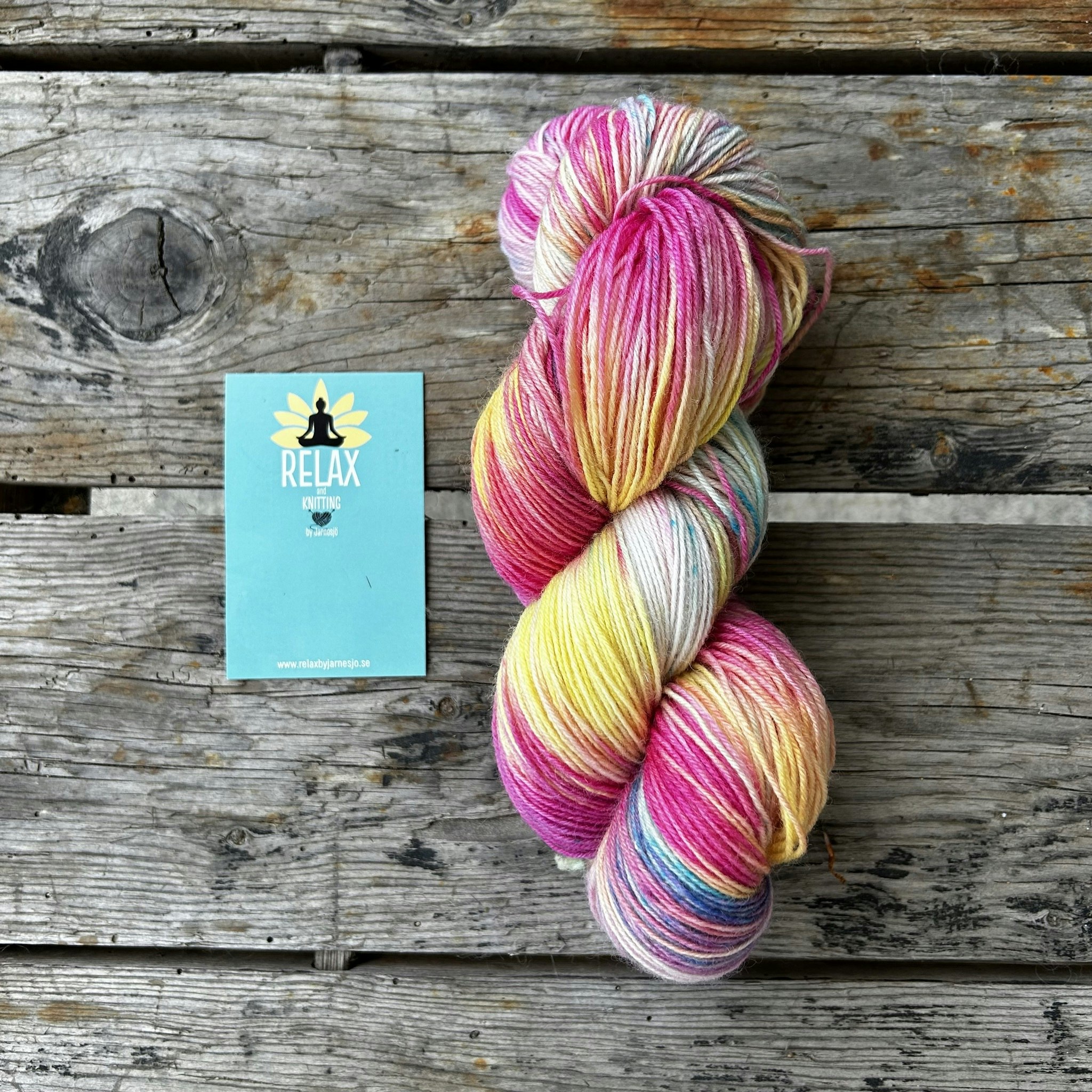 Sockgarn, 100 g, handfärgat