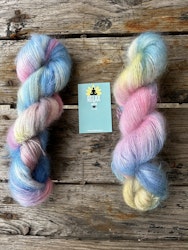 Handfärgat, THE DREAM, 100 % Kid Mohair, 50 g