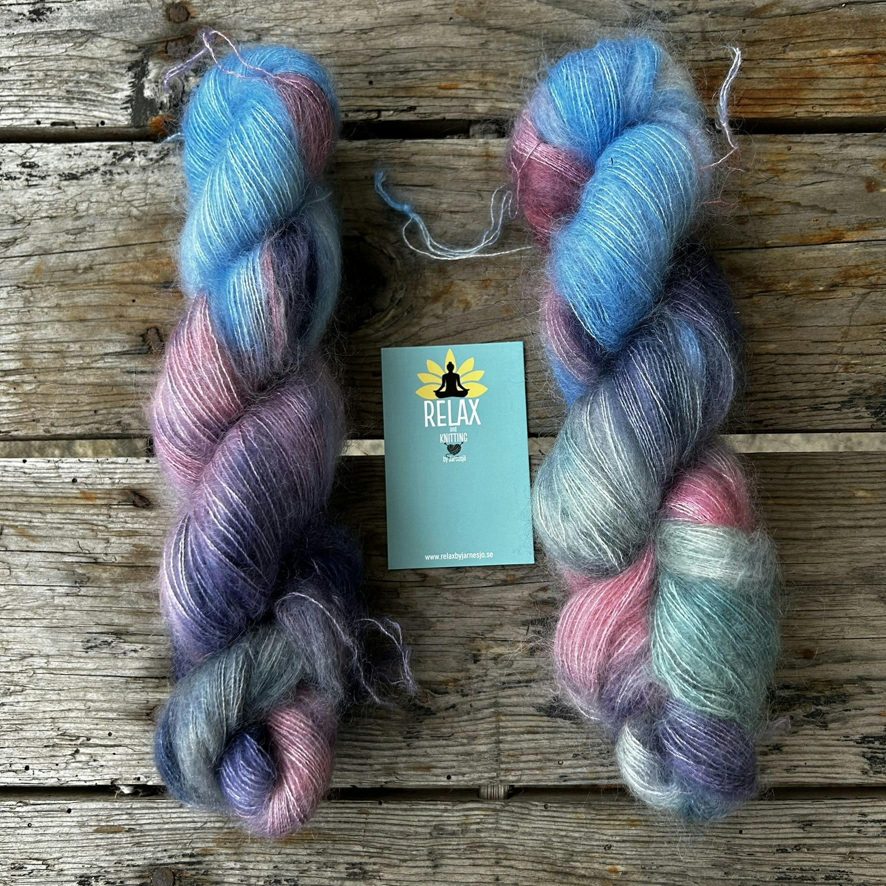 Handfärgat,  Kid Mohair/Silk , 50 g