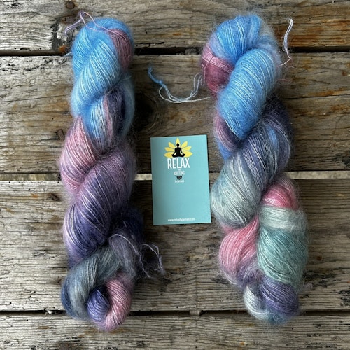 Handfärgat,  Kid Mohair/Silk , 50 g
