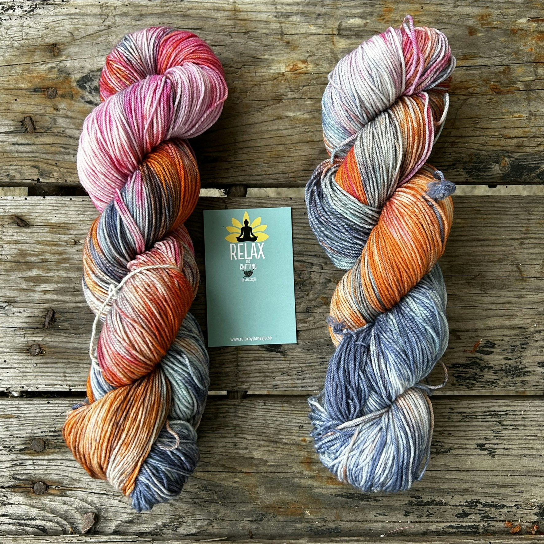 Merino Sock, 100 g, Handfärgat