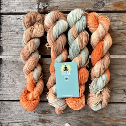 Merino Sock, 50 g, Handfärgat