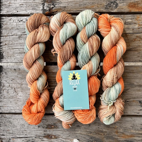 Merino Sock, 50 g, Handfärgat