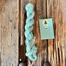 Merino Sock, 20 g, Handfärgat, Turkos