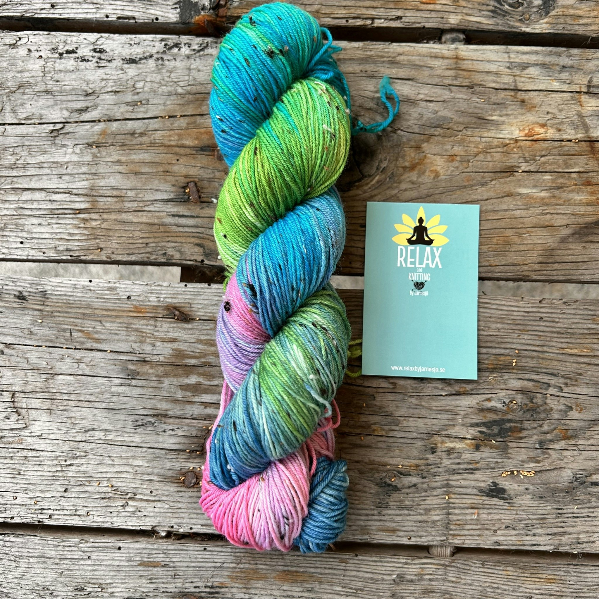 Merino Tweed Sock, 100 g, handfärgat