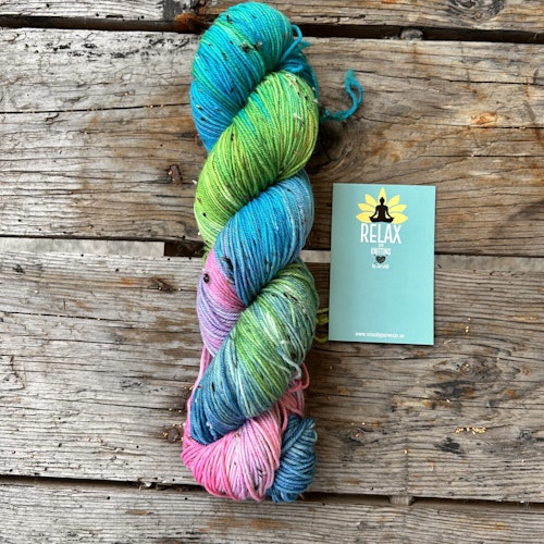 Merino Tweed Sock, 100 g, handfärgat