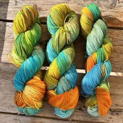 Merino Sock, 100 g, Handfärgat