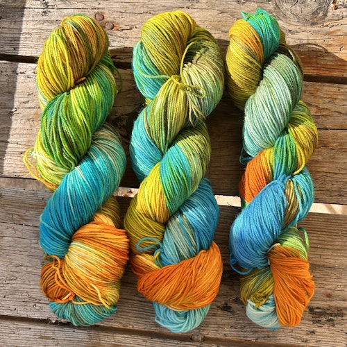 Merino Sock, 100 g, Handfärgat