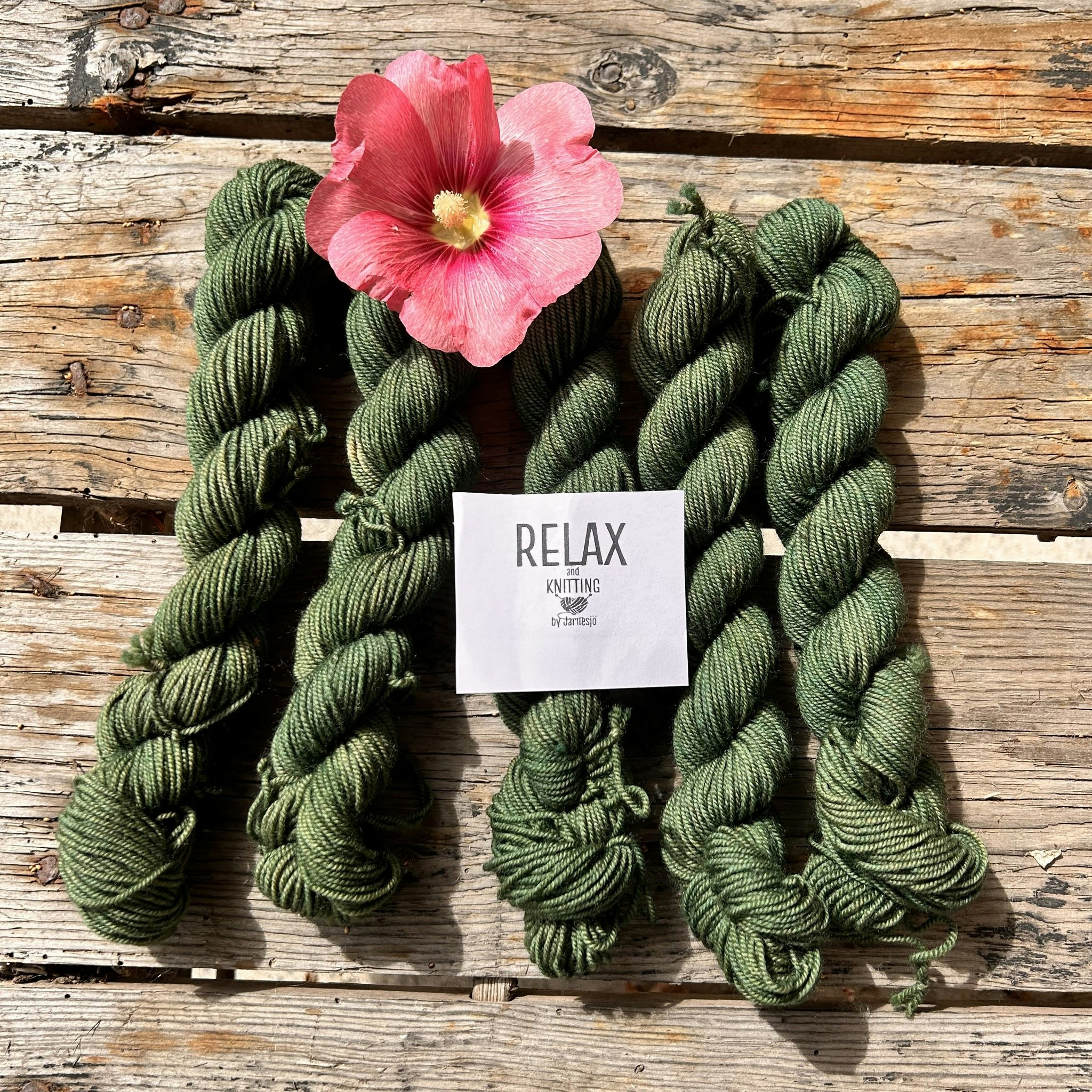 Yak Sock, 20 g, handfärgat. Avokado grön
