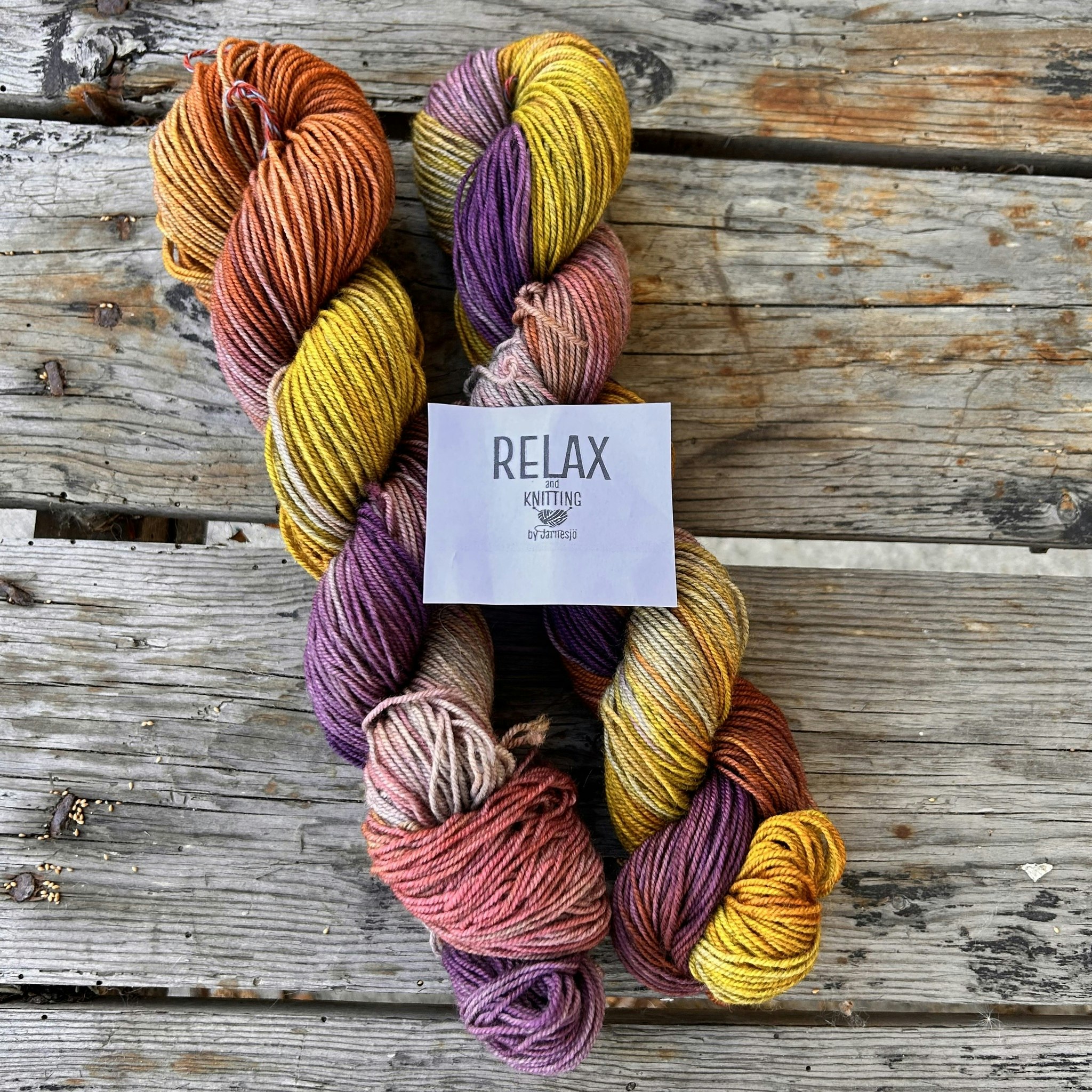 Yak Sock, 50 g, Handfärgat
