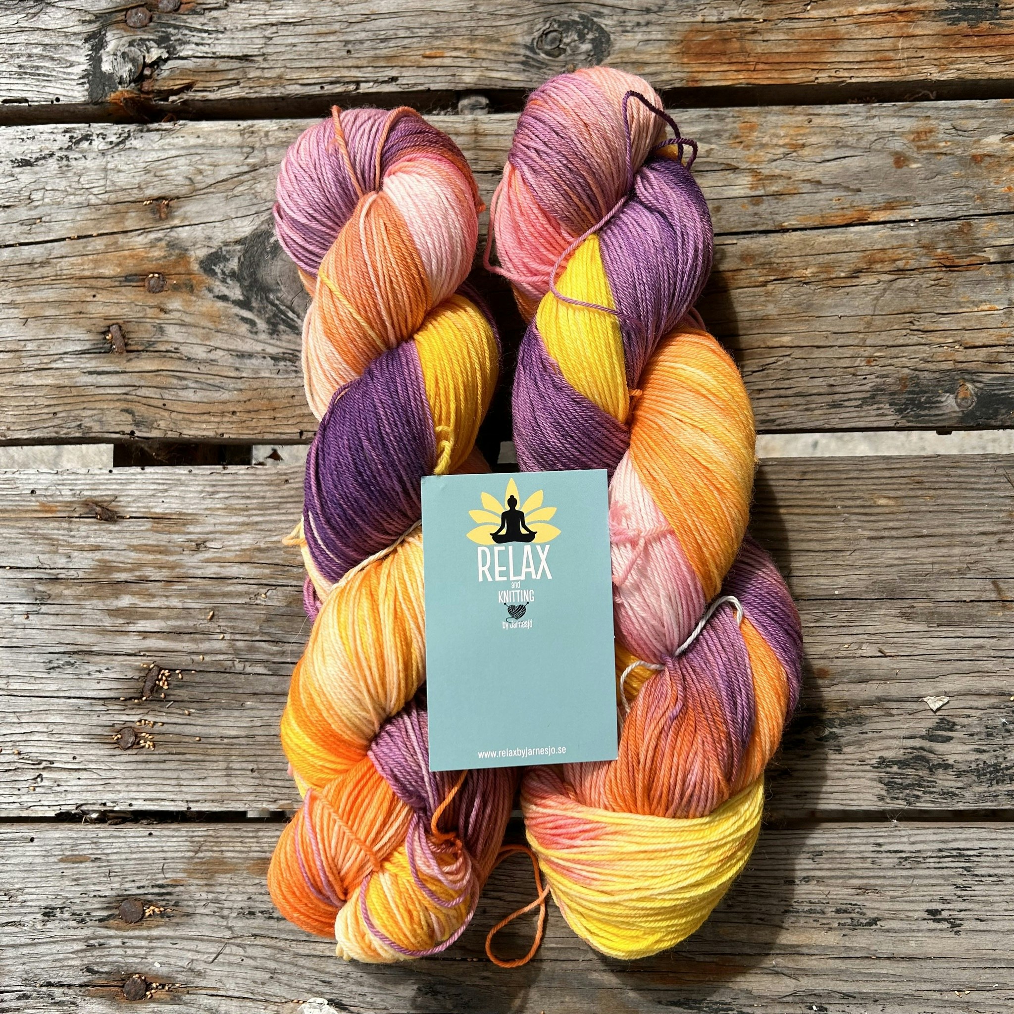 Merino Sock, 100 g, Handfärgat