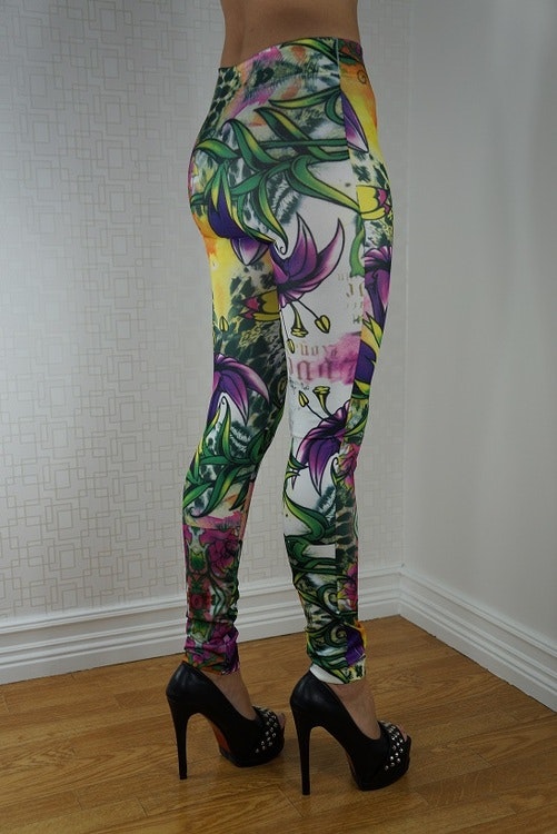 Blommiga Leggings