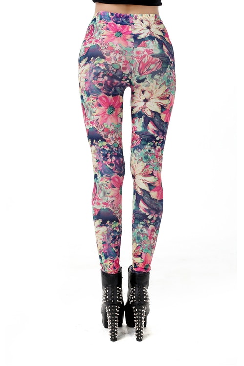 Blommiga Leggings