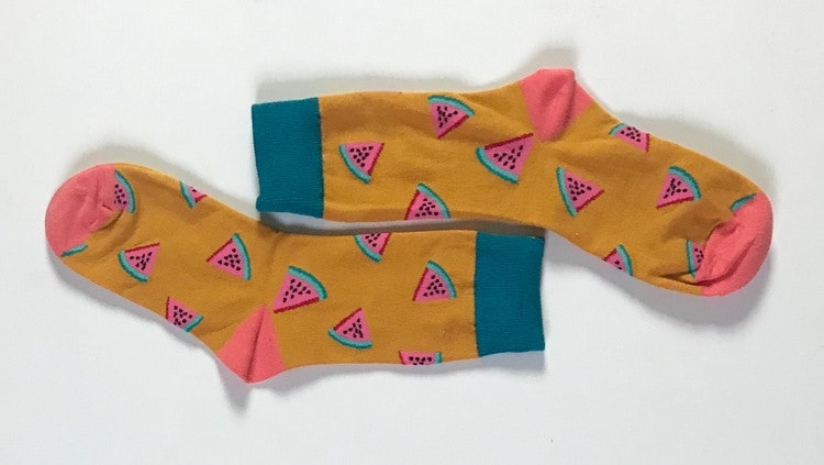 Trendiga Färgglada mönstrade strumpor sockar i 12 olika motiv