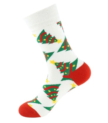 Julstrumpor Trendiga Färgglada sockar 5 olika motiv - Leggingslagret