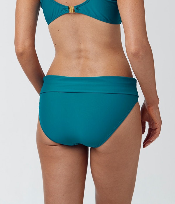 Abecita Enfärgad bikinitrosa med vikbar kant 36