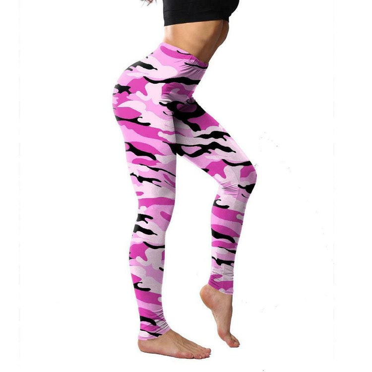 Kamouflage Leggings Rosa