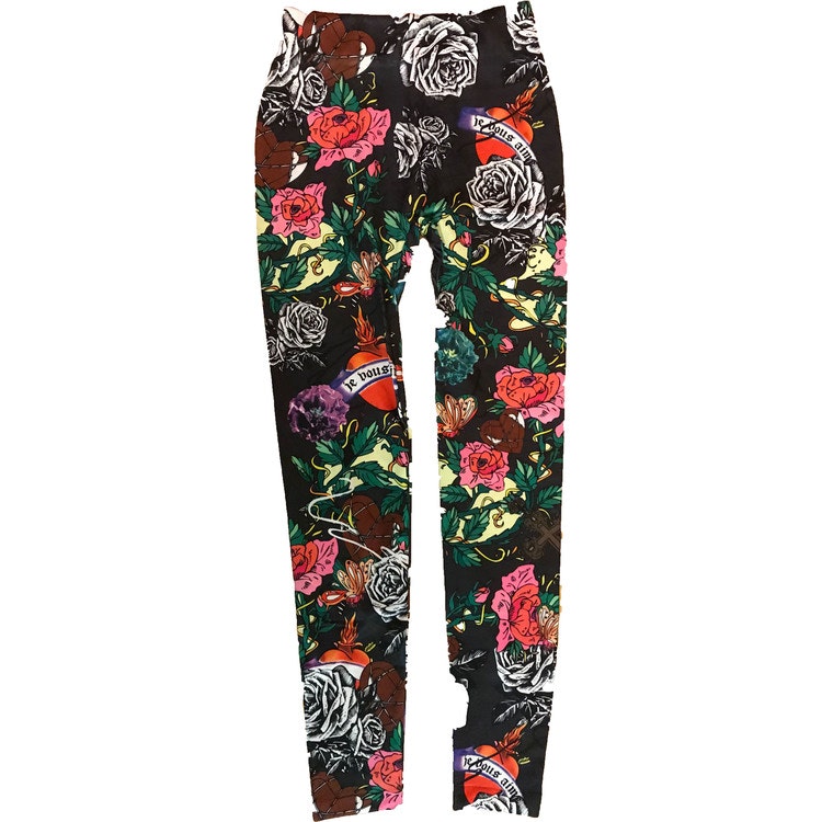 Black Rose Tattoo Leggings