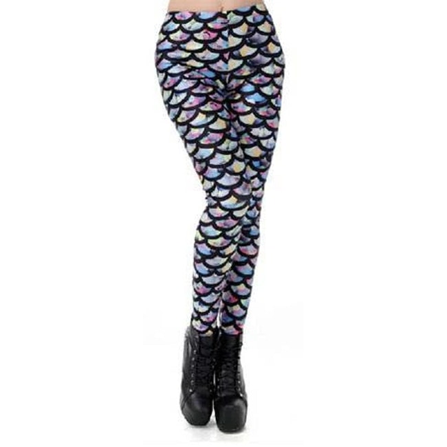 Sjöjungfru Mermaid Leggings