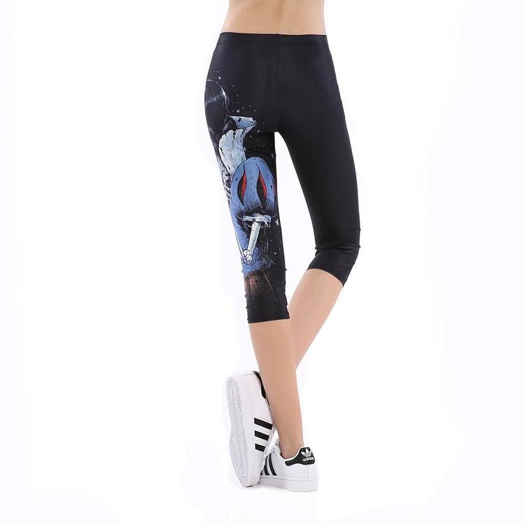 Skelett Prinsessan Capri Leggings