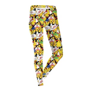 Gula Småfigurer PokeMon Leggings