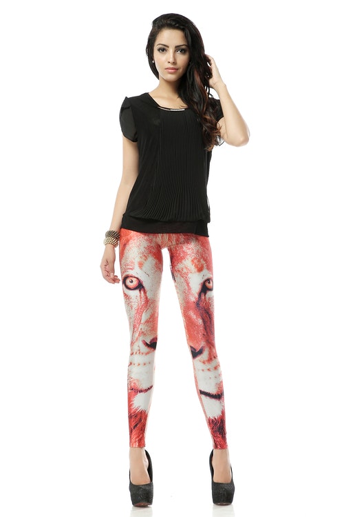 Röda Lejon Leggings