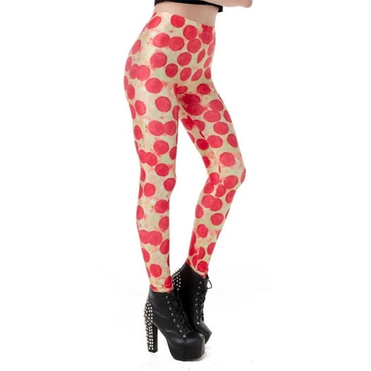 Röda Prickar Leggings