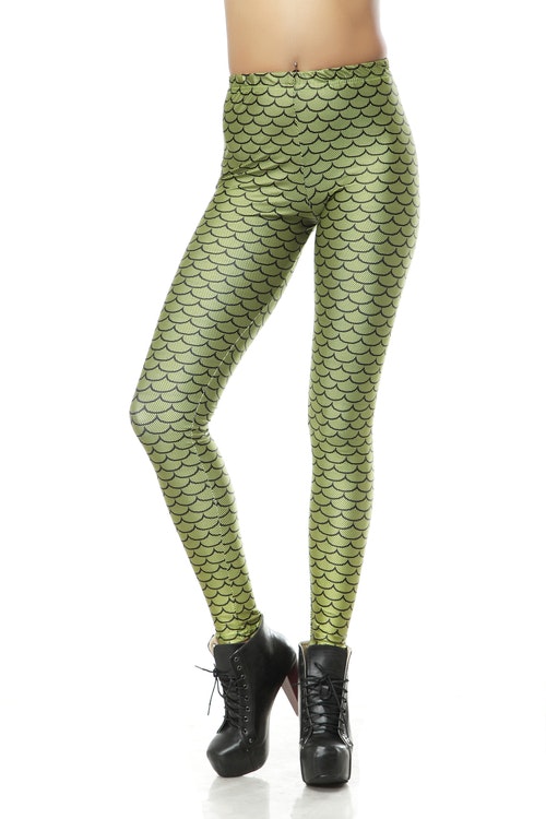 Sjöjungfru Mermaid Leggings