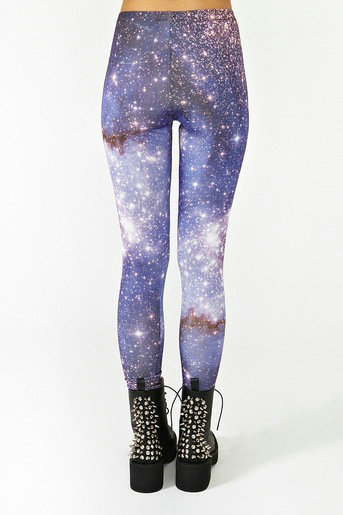 Galaxy Blå Universum Leggings