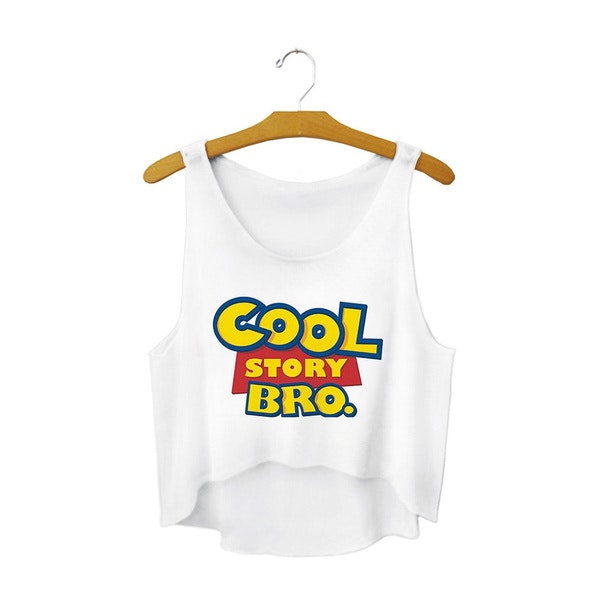 Gul Cool Story Bro Letter Crop topp