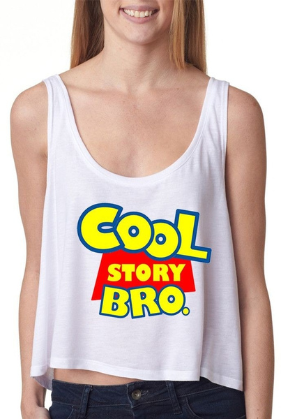 Gul Cool Story Bro Letter Crop topp
