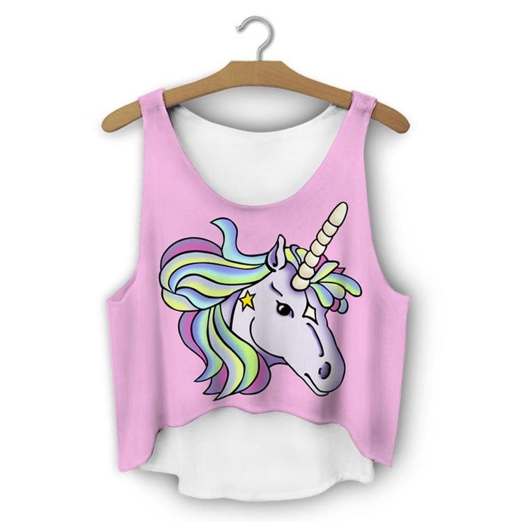 Unicorn Crop Top