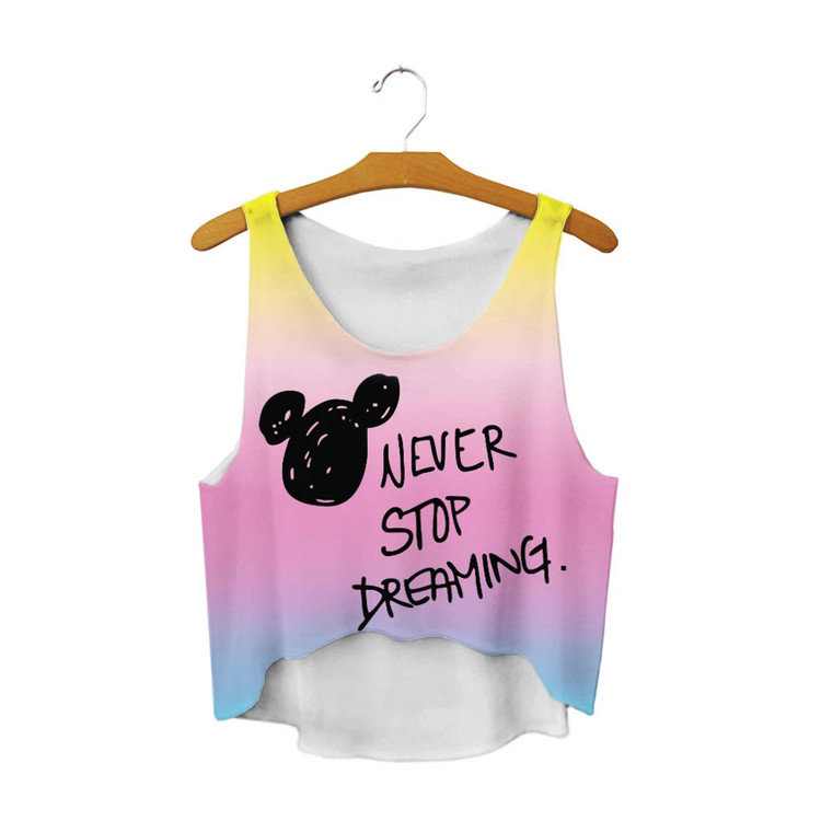 Crop topp Never Stop Dreaming