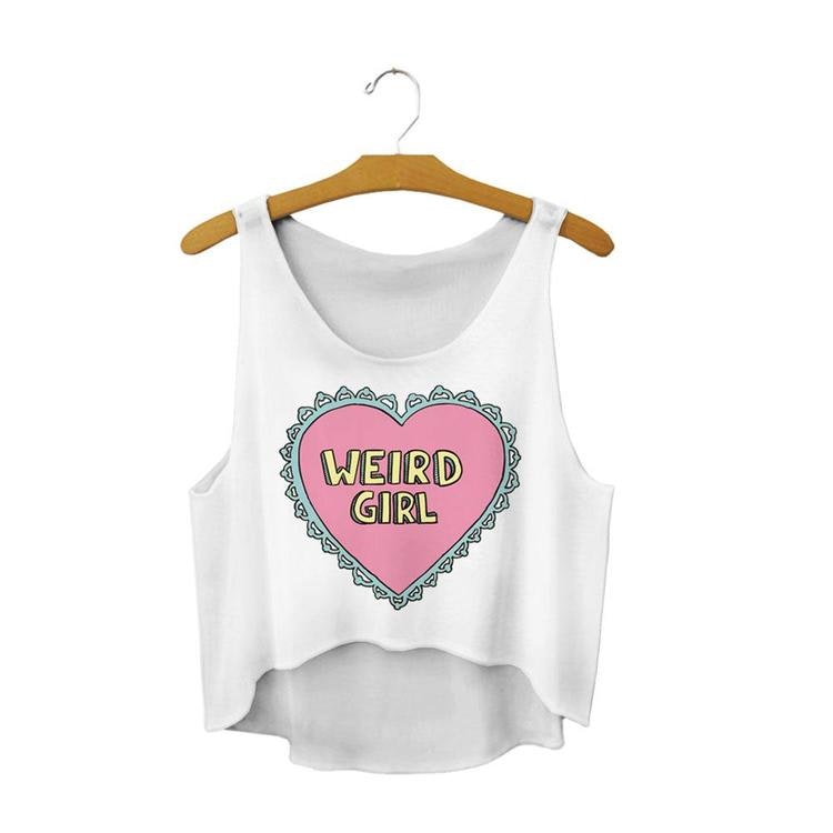 Weird Girl Crop Top