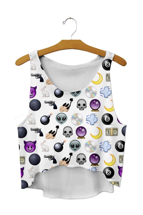 Emoji Crop Top