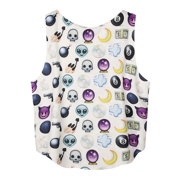 Emoji Crop Top