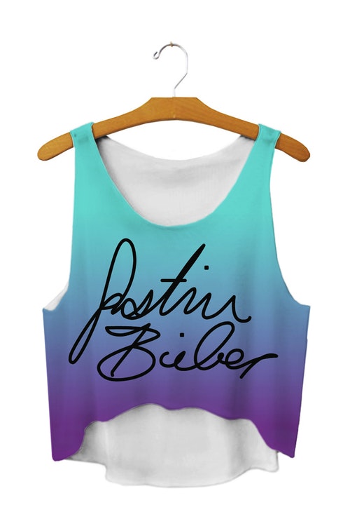 Justin Fanatic Crop Topp