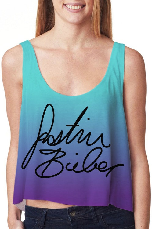 Justin Fanatic Crop Topp