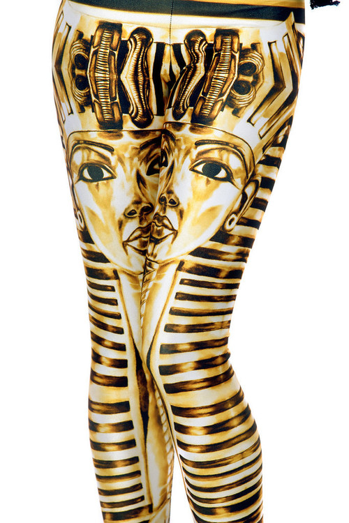 Egyptiskt Farao Mönstrade Leggings