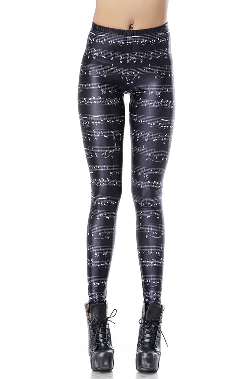 Musik Noter Leggings